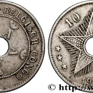 CONGO BELGE 10 Centimes Albert Ier 1911 fwo_828288 Monde Bon Plan
