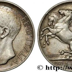 ITALIE - ROYAUME D'ITALIE - VICTOR-EMMANUEL III 10 Lire char antique 1929 Rome fwo_825315 Monde Offre Du Jour