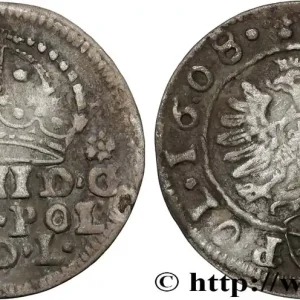 Authentique POLOGNE - ROYAUME DE POLOGNE - SIGISMOND III VASA 1 Grossus 1608 Cracovie fwo_829586 Monde