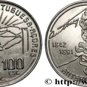 Promotion Saisonnière AÇORES 100 Escudos 100e anniversaire de la mort du poète Antero de Quental 1991 fwo_690228 Monde