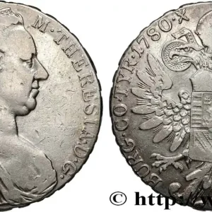 AUTRICHE 1 Thaler (REFRAPPE) Marie-Thérèse 1780 Vienne fwo_728786 Monde Dernier Modèle