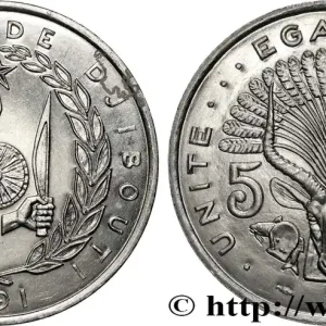 En Vogue DJIBOUTI 5 Francs 1991 Paris fwo_749927 Monde