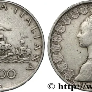 ITALIE 500 Lire “caravelles” / dame du style de la renaissance 1959 Rome fwo_764309 Monde Meilleure Qualité