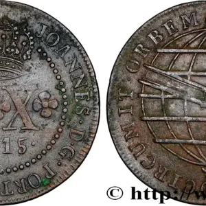 BRÉSIL - PRINCE JEAN REGENT 20 Réis 1815 Bahia fwo_792039 Monde Remise