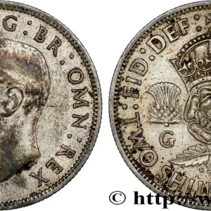 ROYAUME-UNI 1 Florin (2 Shillings) Georges VI 1942 fwo_793547 Monde Commander Maintenant