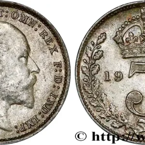 Solde ROYAUME-UNI 3 Pence Edouard VII 1905 fwo_793769 Monde