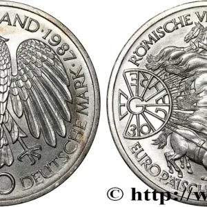 Bon Marché ALLEMAGNE 10 Mark / 30e anniversaire du Traité de Rome et de l’Union Européenne 1987 Karlsruhe fwo_808008 Monde