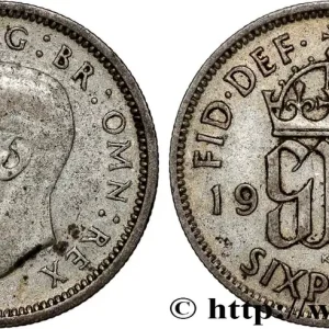 ROYAUME-UNI 6 Pence Georges VI 1945 fwo_808131 Monde Offre Du Jour