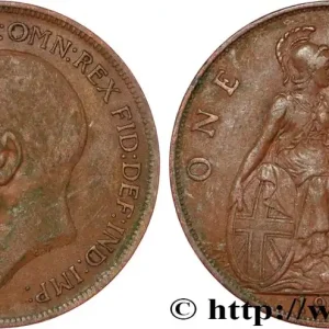 Petit Prix ROYAUME-UNI 1 Penny Georges V 1921 fwo_808677 Monde