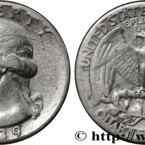 Certifié ÉTATS-UNIS D'AMÉRIQUE 1/4 Dollar Georges Washington 1939 Philadelphie fwo_808850 Monde