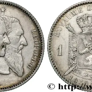 BELGIQUE 1 Franc 50e anniversaire de l’indépendance 1880 fwo_825443 Monde Quantité Limitée