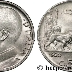 ITALIE 50 Centesimi Victor Emmanuel III 1920 Rome fwo_825457 Monde Commander Maintenant