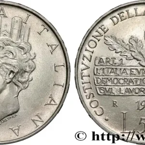 Artisanat ITALIE 500 Lire 40e anniversaire de l’entrée en vigueur de la constitution italienne 1988 Rome - R fwo_825924 Monde