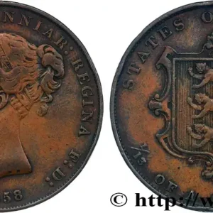 Exclusif JERSEY 1/13 Shilling Victoria 1858 fwo_827231 Monde