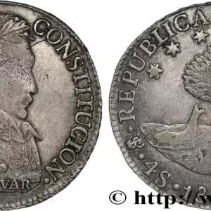 Nouvelle Collection BOLIVIE 4 Soles Bolivar 1830 Potosi fwo_827334 Monde
