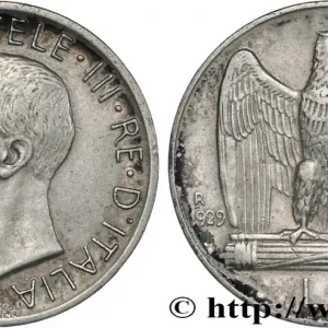 Petit Prix ITALIE 5 Lire Victor Emmanuel III 1929 Rome fwo_827338 Monde