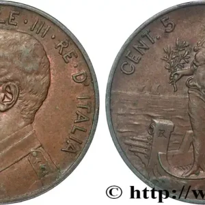 ITALIE 5 Centesimi Victor Emmanuel III 1918 Rome fwo_827345 Monde Seulement Aujourd’hui
