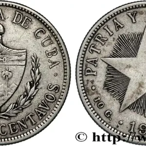 CUBA 40 Centavos 1915 Philadelphie fwo_827358 Monde Must-Have