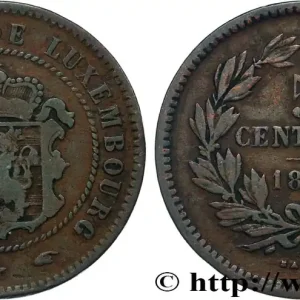 Expédié Aujourd’hui LUXEMBOURG 5 Centimes écu couronné 1860 Paris fwo_827363 Monde