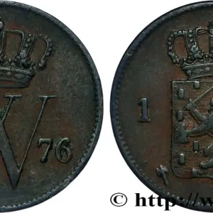 PAYS-BAS 1 Cent Guillaume III 1876 Utrecht fwo_827365 Monde Dernier Modèle