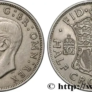 Remise ROYAUME-UNI 1/2 Crown Georges VI 1950 fwo_827561 Monde