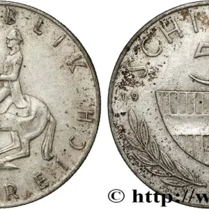 Jusqu’à Épuisement Des Stocks AUTRICHE 5 Schilling 1960 fwo_828049 Monde