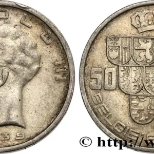 Pas Cher BELGIQUE 50 Francs Léopold III légende Belgie-Belgique tranche position B 1939 fwo_828189 Monde