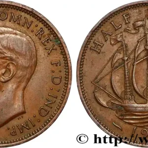 Must-Have ROYAUME-UNI 1/2 Penny Georges VI 1941 fwo_829800 Monde