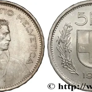 SUISSE 5 Francs Berger des alpes 1969 Berne fwo_829956 Monde Solde