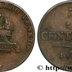 ITALIE - LOMBARDIE-VENITIE 5 Centesimi 1822 Milan - M fwo_829962 Monde Jusqu’à Épuisement Des Stocks