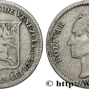 VENEZUELA 1/4 Bolivar 1945 Philadelphie fwo_829974 Monde Prix Bas