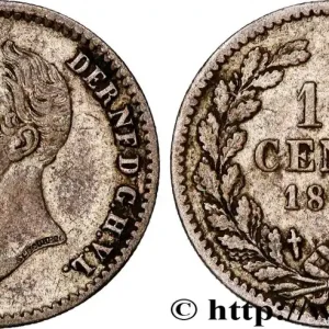 PAYS-BAS 10 Cents Guillaume II 1849 Utrecht fwo_957479 Monde Remise