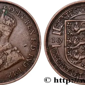 Achat Immédiat JERSEY 1/12 Shilling Georges V 2e type 1923 fwo_957481 Monde