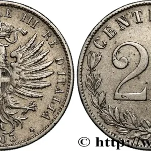 Authentique ITALIE - ROYAUME D'ITALIE - VICTOR-EMMANUEL III 25 Centesimi 1903 Rome fwo_825423 Monde