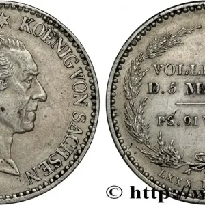ALLEMAGNE - ROYAUME DE SAXE - FRÉDÉRIC-AUGUSTE 1/6 Thaler 1827 fwo_826963 Monde Nouvel Arrivage