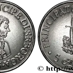 ITALIE - PRINCIPAUTÉ DE SEBORGA - GIORGIO Ier 5 Centesimi 1995 fwo_827518 Monde Haute Qualité