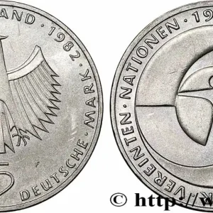 Top Vente ALLEMAGNE 5 Mark 10e Anniversaire de la Conférence des Nations Unies sur l’environnement humain 1982 Stuttgart fwo_784402 Monde