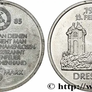 ALLEMAGNE 5 Mark Église Notre Dame de Dresde 1985 Berlin fwo_784533 Monde Prix Choc