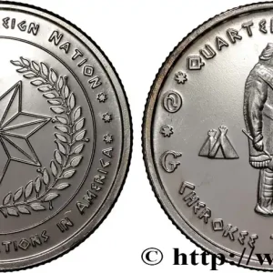 ÉTATS UNIS D'AMÉRIQUE - Tribus Amérindiennes 1/4 Dollar Cherokee Tribes 2017 fwo_807041 Monde Petit Prix
