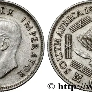 Remise AFRIQUE DU SUD 6 Pence Georges VI 1943 Pretoria fwo_811446 Monde