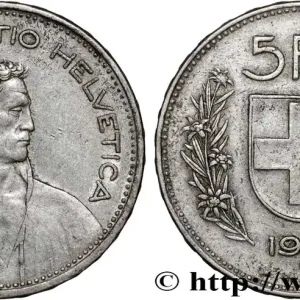 Usine Directe SUISSE 5 Francs Berger des alpes / bouclier suisse 1939 Berne - B fwo_812982 Monde