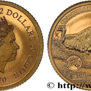 NIUÉ 2 Dollars 50 Cents Proof Émeu 2020 fwo_818150 Monde En Vogue