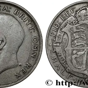 Nouvelle Collection ROYAUME-UNI 1/2 Crown Georges V 1922 fwo_819219 Monde