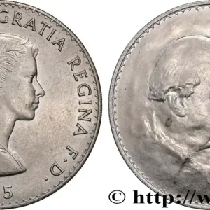 Achat Immédiat ROYAUME-UNI 1 Crown Winston Churchill 1965 fwo_822099 Monde