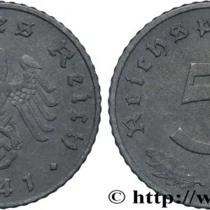 Pas Cher ALLEMAGNE 5 Reichspfennig aigle surmontant une swastika 1941 Berlin fwo_822135 Monde