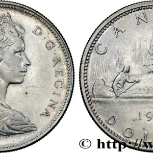 Prix Réduit CANADA 1 Dollar Elisabeth II 1966 fwo_823815 Monde
