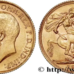 OR, PALLADIUM ET PLATINE INVESTISSEMENT 1 Souverain Georges V 1912 Londres fwo_825771 Monde En Vogue