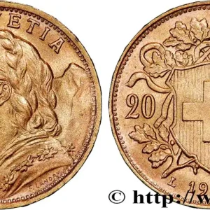 Soldes OR, PALLADIUM ET PLATINE INVESTISSEMENT 20 Francs "Vreneli" 1935 Berne fwo_825782 Monde