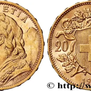 Certifié OR, PALLADIUM ET PLATINE INVESTISSEMENT 20 Francs "Vreneli" 1930 Berne fwo_826603 Monde