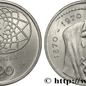ITALIE 1000 Lire 100e anniversaire de Rome capitale de l’Italie 1970 Rome fwo_827256 Monde Dernière Chance